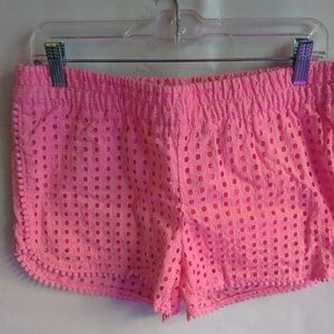 Pink Lilly Pulitzer for Target eyelet shorts